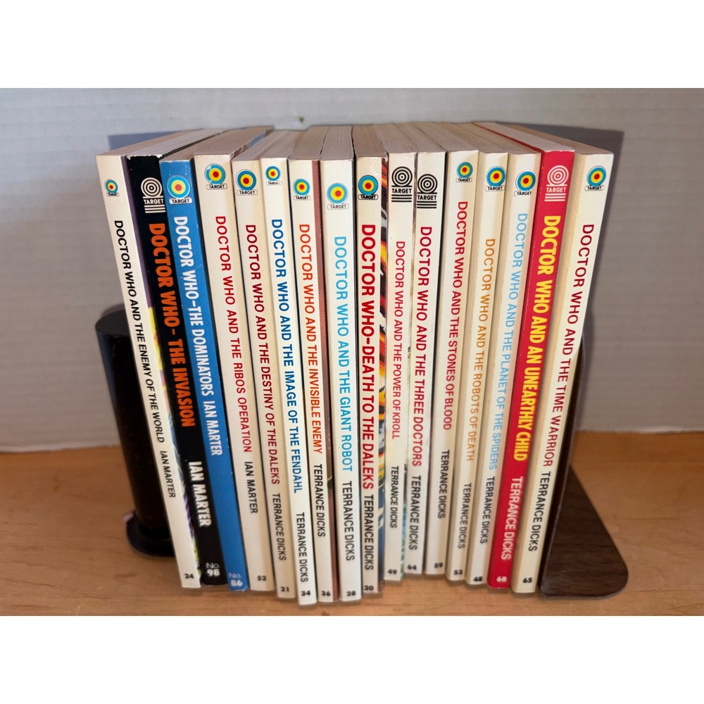 Vintage Doctor Who Target Paperbacks Lot of 15 Classic Sci-Fi Books BBC